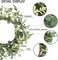 20'' Eucalyptus Wreath for Front Door, Porch, Window - Green Decor for Home, Farmhouse - Summer